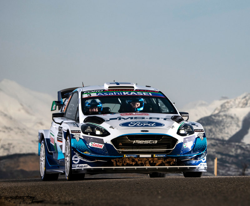 Plaque Rallye Monte Carlo 2021 - Ogier, Neuville, Toyota, Ford, Hyundai - Affiche WRC